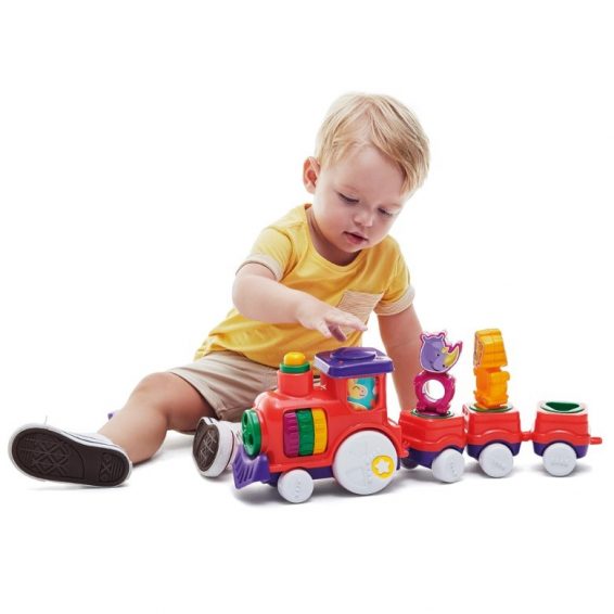 brinquedos sonoros para seus filhos- zoo trem